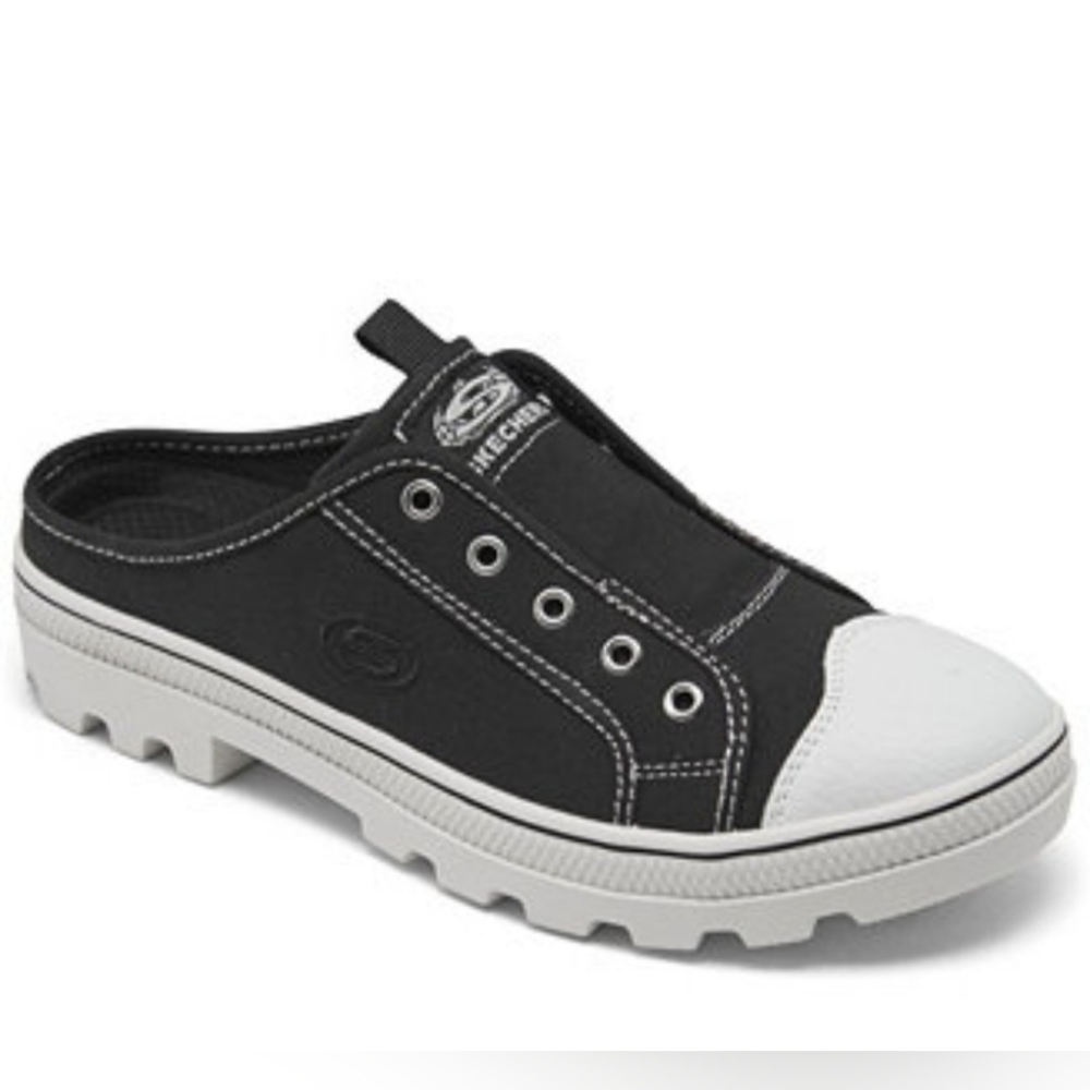 Women Skechers Roadies Sweet Roots Sneakers Shoes Slip On Mules size 6.5